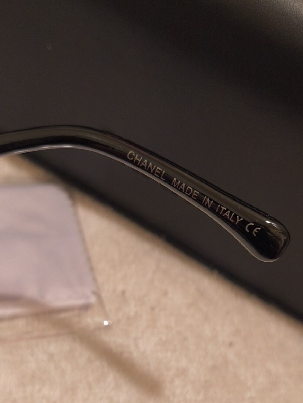 CHANEL Black and Gold Women's Eyeglass Frames - Picture 3 of 5